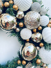 Load image into Gallery viewer, White & Gold Ornaments