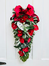 Load image into Gallery viewer, Tropical Red Teardrop Swag