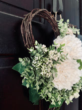 Load image into Gallery viewer, White Peony Heart