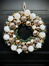 Load image into Gallery viewer, White & Gold Ornaments