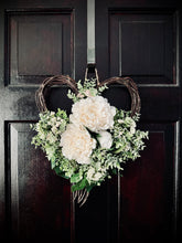 Load image into Gallery viewer, White Peony Heart