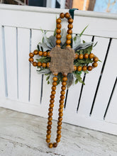Load image into Gallery viewer, Calla Lily & Bead Cross