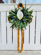 Load image into Gallery viewer, Calla Lily & Bead Cross