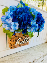 Load image into Gallery viewer, Blue Hydrangea Basket