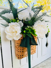 Load image into Gallery viewer, White Peony Basket