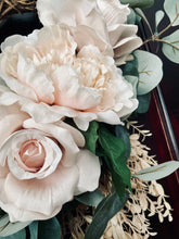 Load image into Gallery viewer, Pale Rose & Eucalyptus Heart