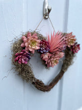 Load image into Gallery viewer, Pink Succulent Heart
