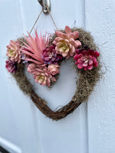 Load image into Gallery viewer, Pink Succulent Heart