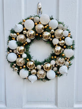 Load image into Gallery viewer, White & Gold Ornaments