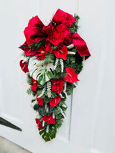 Load image into Gallery viewer, Tropical Red Teardrop Swag