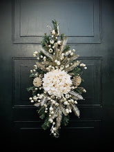 Load image into Gallery viewer, Hydrangea Holiday Swag