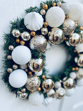 Load image into Gallery viewer, White & Gold Ornaments