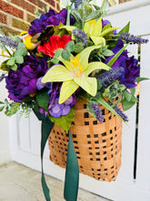 Load image into Gallery viewer, Purple Peony Basket