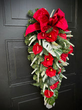 Load image into Gallery viewer, Tropical Red Teardrop Swag