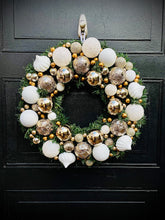 Load image into Gallery viewer, White & Gold Ornaments