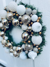 Load image into Gallery viewer, White & Gold Ornaments