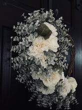 Load image into Gallery viewer, Carnation & Eucalyptus Heart