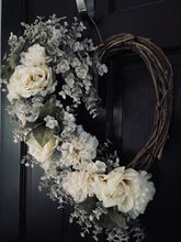 Load image into Gallery viewer, Carnation & Eucalyptus Heart