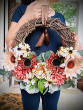 Load image into Gallery viewer, Peach Passion & Chocolate Sunflowers