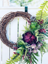 Load image into Gallery viewer, Purple Succulents & Ferns