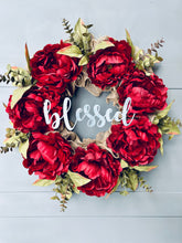 Load image into Gallery viewer, BLESSED Red Peonies