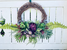 Load image into Gallery viewer, Purple Succulents & Ferns