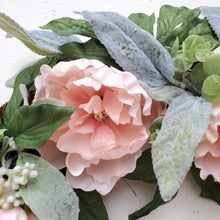 Load image into Gallery viewer, Peony & Greenery Wreath