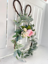 Load image into Gallery viewer, Lamb’s Ear Bunny Wreath