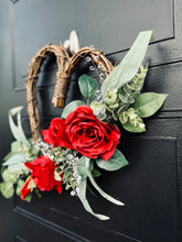 Load image into Gallery viewer, Rose & Crystal Heart (right side)