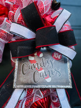 Load image into Gallery viewer, Red & Black Candy Cane
