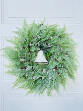 Load image into Gallery viewer, Light Green Fern Winter Wreath