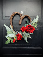 Load image into Gallery viewer, Rose & Crystal Heart (right side)