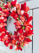Load image into Gallery viewer, Red & Coral Tulips