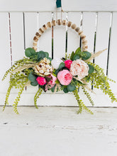 Load image into Gallery viewer, Spring Flowers & Rustic Wood Beads