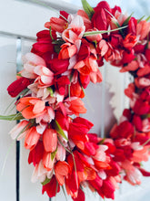 Load image into Gallery viewer, Red & Coral Tulips