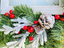 Load image into Gallery viewer, “Let It Snow” Winter Holiday Wreath