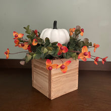 Load image into Gallery viewer, Mini White Pumpkin Centerpiece Box (2 available!)