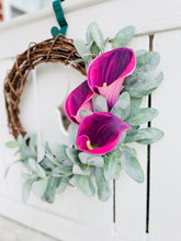 Load image into Gallery viewer, Purple Calla Lily & Lamb’s Ear