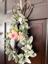 Load image into Gallery viewer, Lamb’s Ear Bunny Wreath