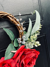 Load image into Gallery viewer, Rose & Crystal Heart (right side)