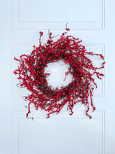 Load image into Gallery viewer, Red Berry Winter Holiday Wreath