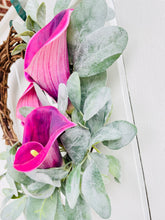 Load image into Gallery viewer, Purple Calla Lily & Lamb’s Ear