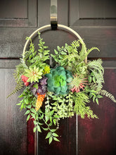 Load image into Gallery viewer, Succulent Hoop