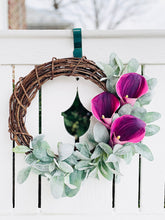 Load image into Gallery viewer, Purple Calla Lily & Lamb’s Ear