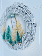 Load image into Gallery viewer, Tree Farm Winter Holiday Wreath (18 inch)