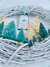 Load image into Gallery viewer, Tree Farm Winter Holiday Wreath (18 inch)