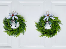 Load image into Gallery viewer, Cedar Mini Winter Wreath Pair