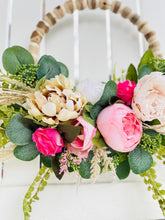 Load image into Gallery viewer, Spring Flowers & Rustic Wood Beads