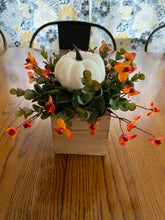 Load image into Gallery viewer, Mini White Pumpkin Centerpiece Box (2 available!)