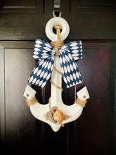 Load image into Gallery viewer, Nautical Anchor with Seashells